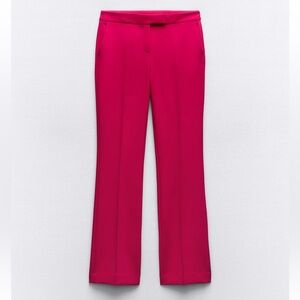 Zara Fuchsia Mini Flare Pants
